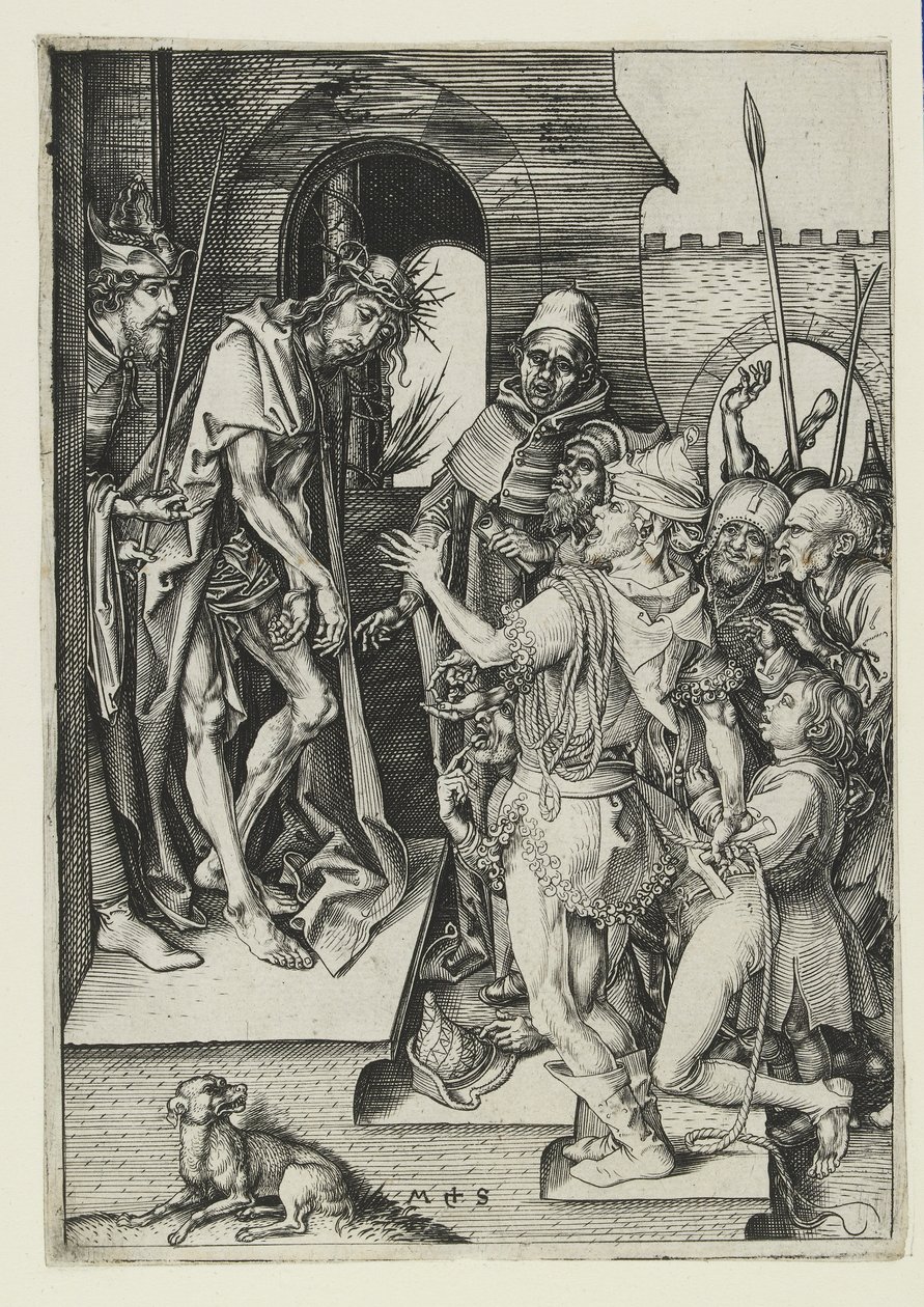 Ecce Homo, koniec XV wieku autorstwa Martin Schongauer