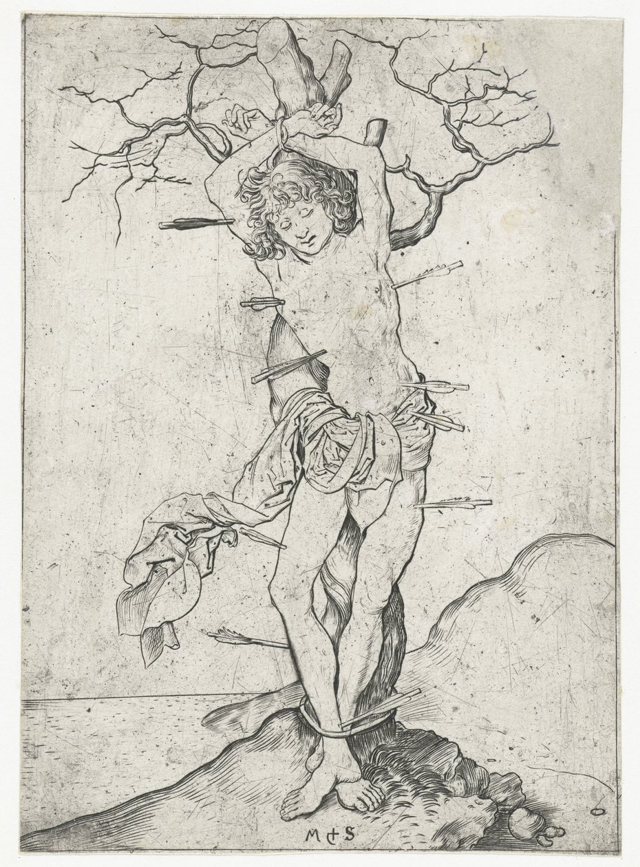 Św. Sebastian autorstwa Martin Schongauer