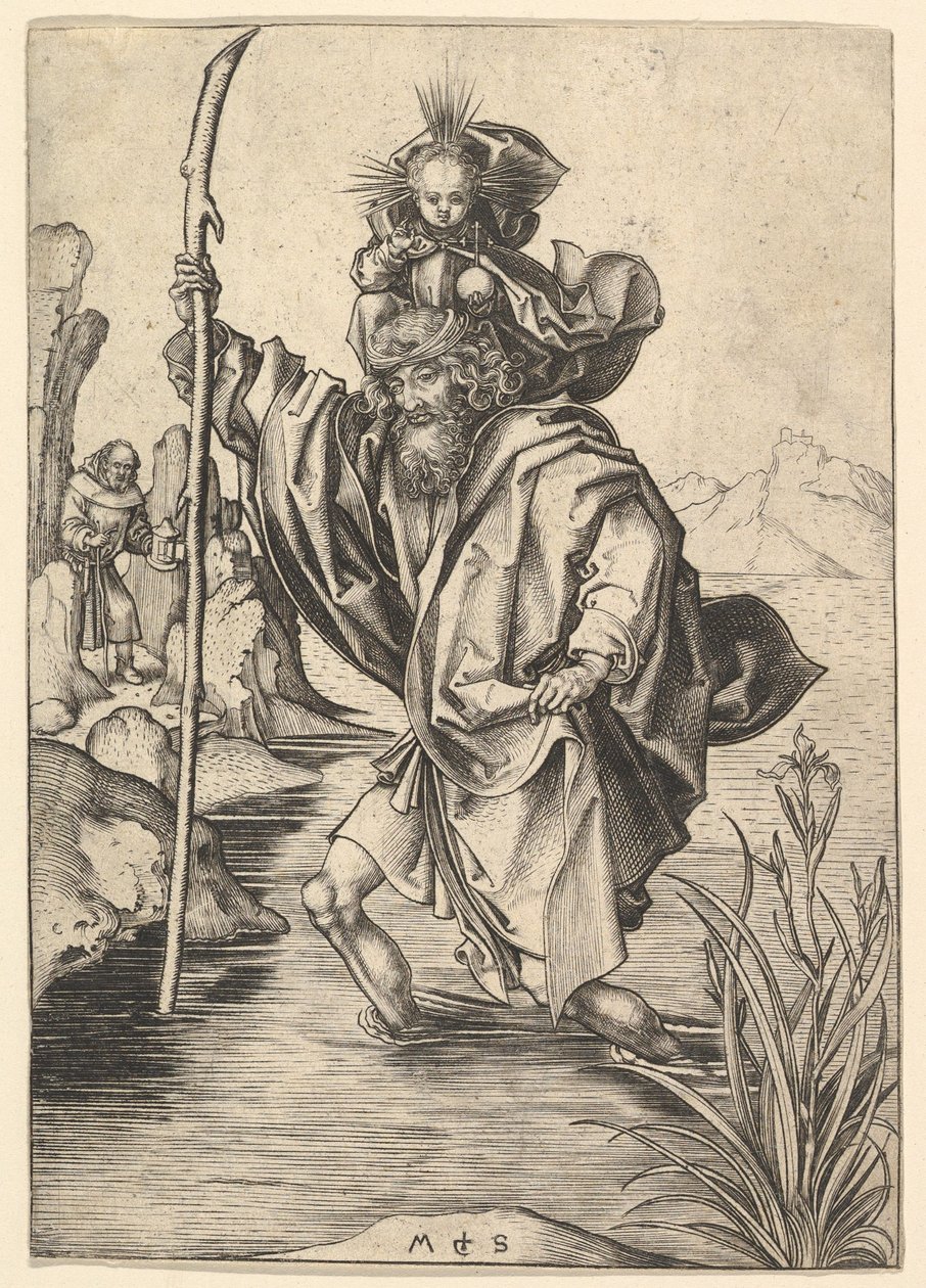 Św. 1435-1491. autorstwa Martin Schongauer