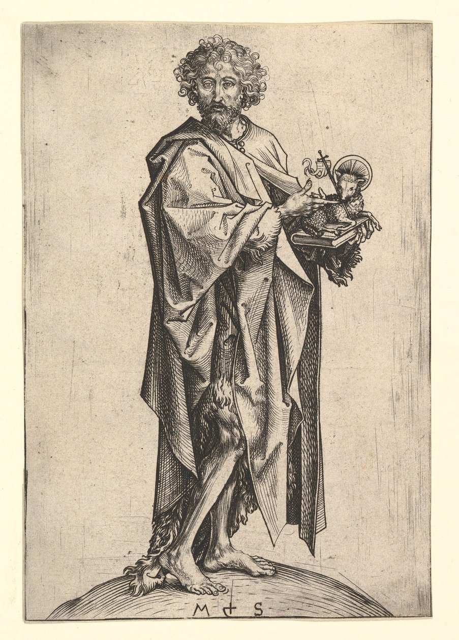 Św. 1435-1491. autorstwa Martin Schongauer