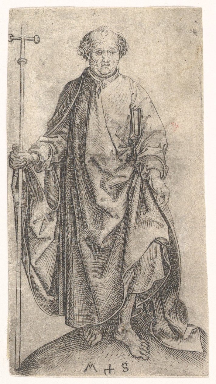 Św. Filipa, ca. 1435-1491. autorstwa Martin Schongauer