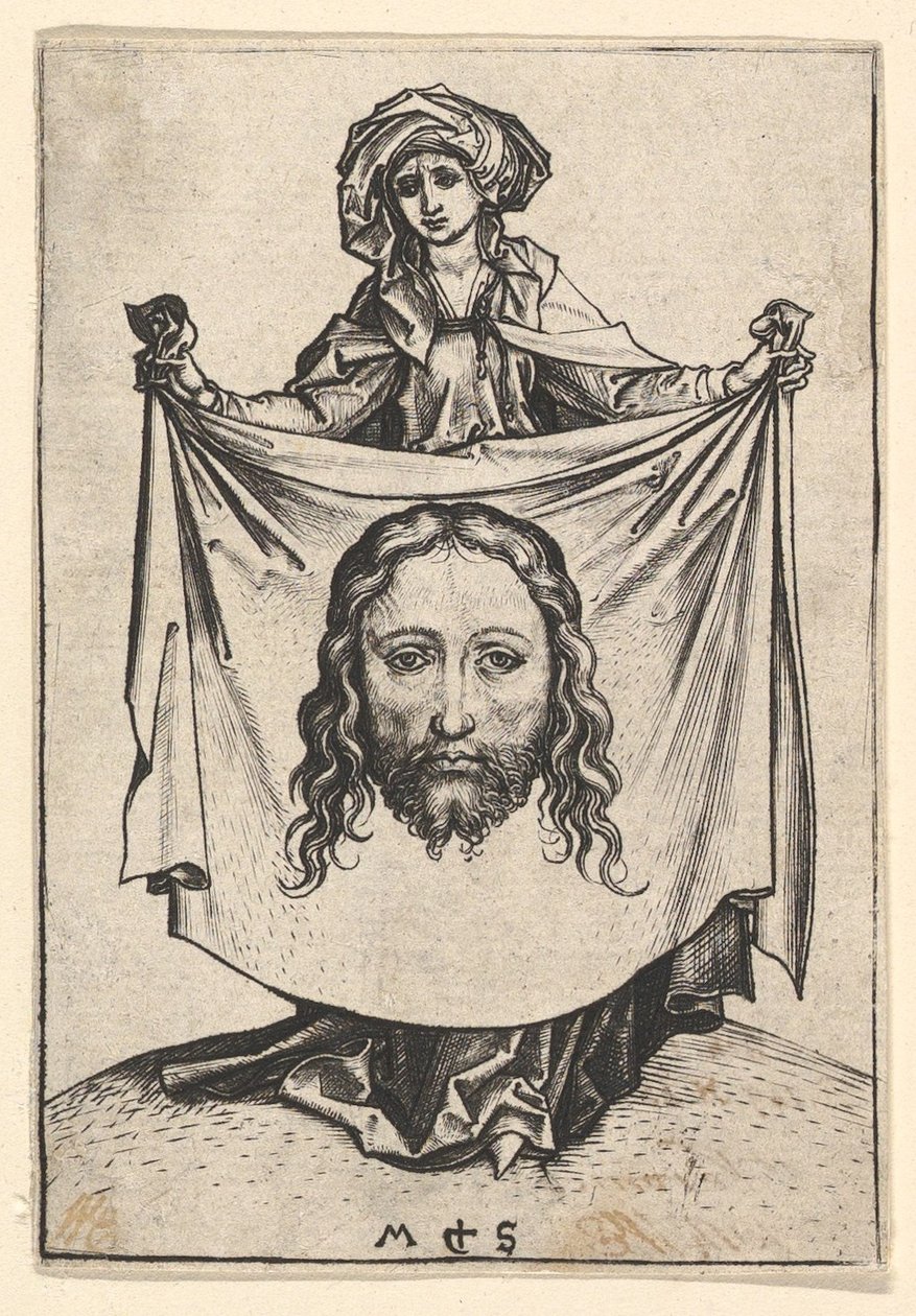Św. Weroniki, ca. 1435-1491. autorstwa Martin Schongauer