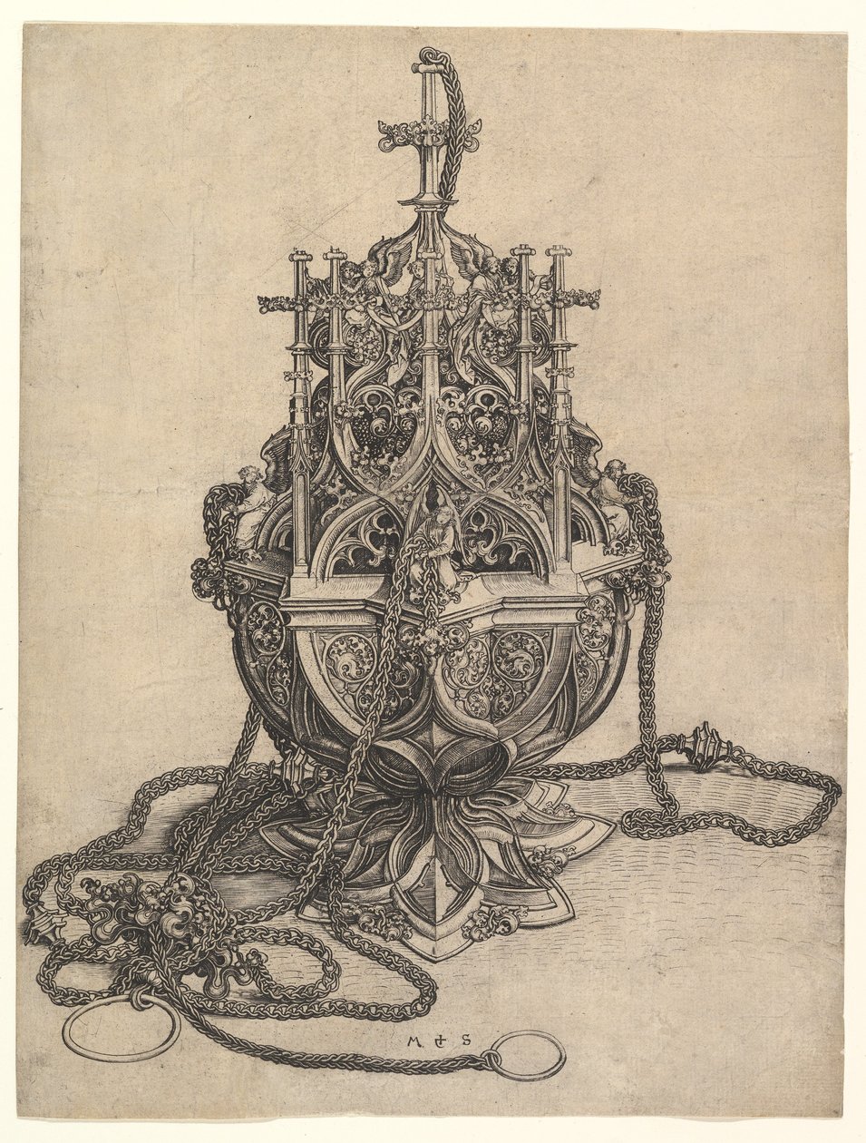 Kadzielnica, ca. 1435-1491. autorstwa Martin Schongauer