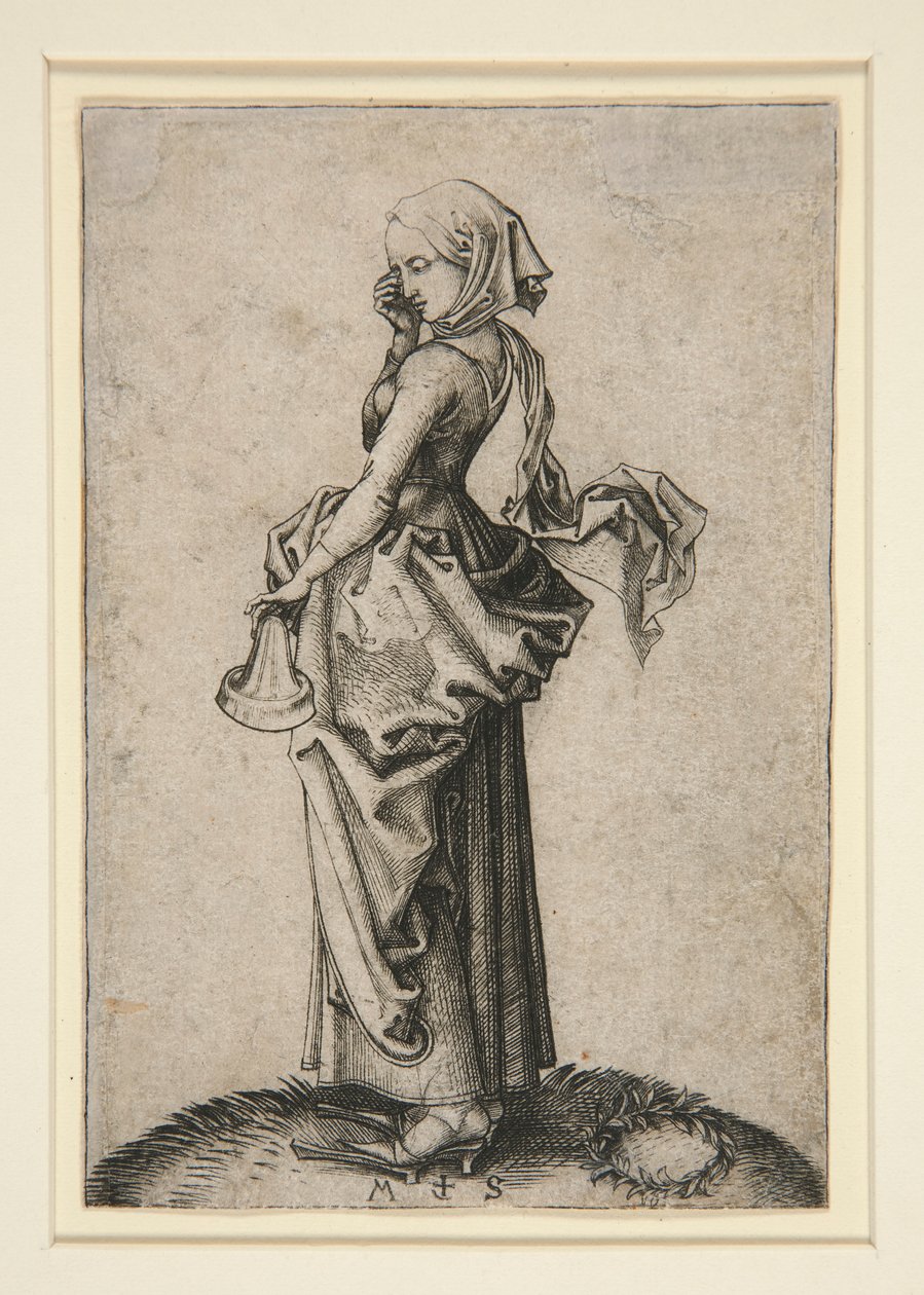 Głupia Dziewica autorstwa Martin Schongauer