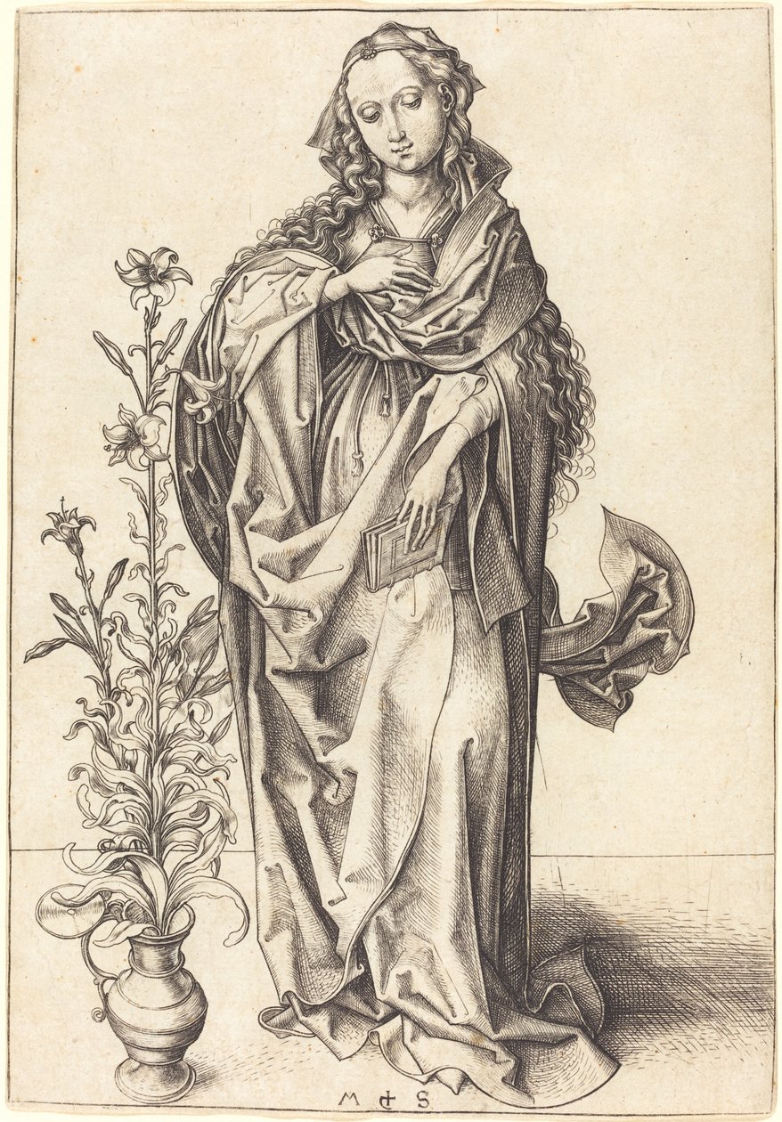 Madonna autorstwa Martin Schongauer