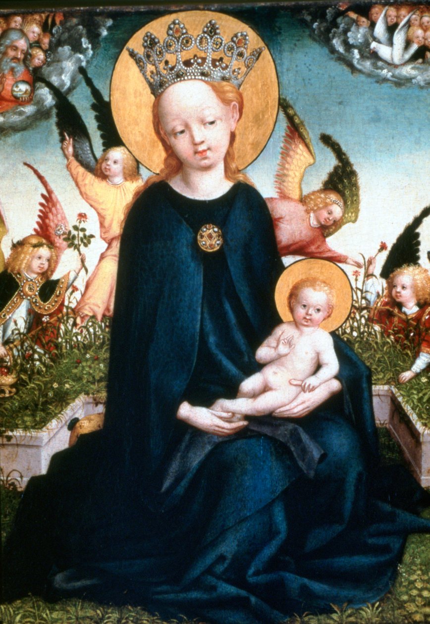Dziewica z Dzieciątkiem, XV w. autorstwa Martin Schongauer