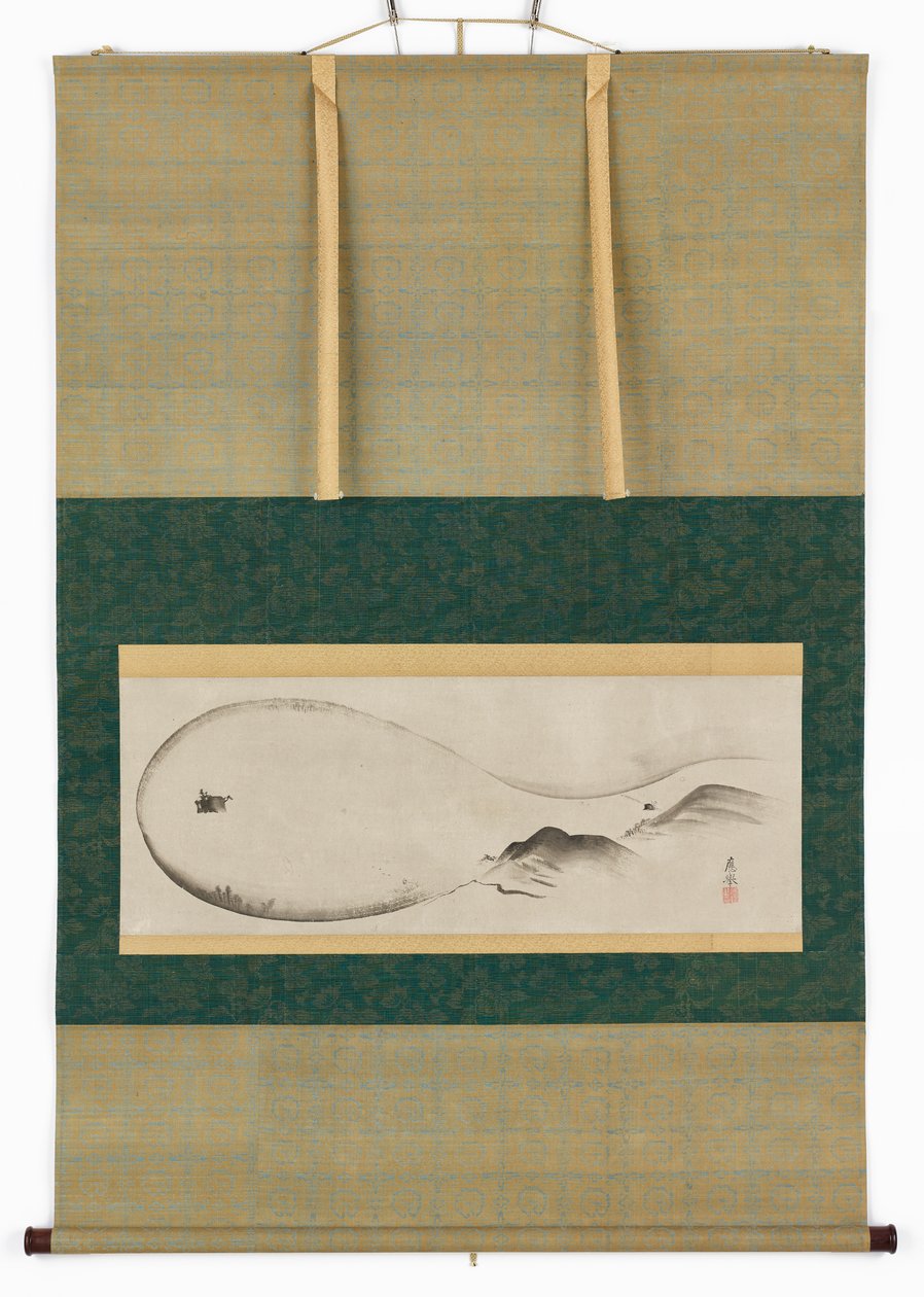 Krajobraz: Jezioro Biwa, okres Edo, XVIII wiek. autorstwa Maruyama Okyo