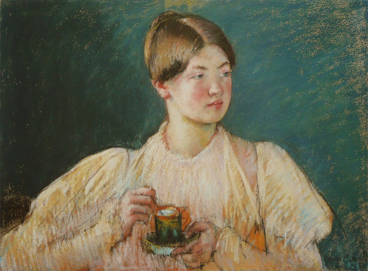 Puchar wtedy autorstwa Mary Cassatt