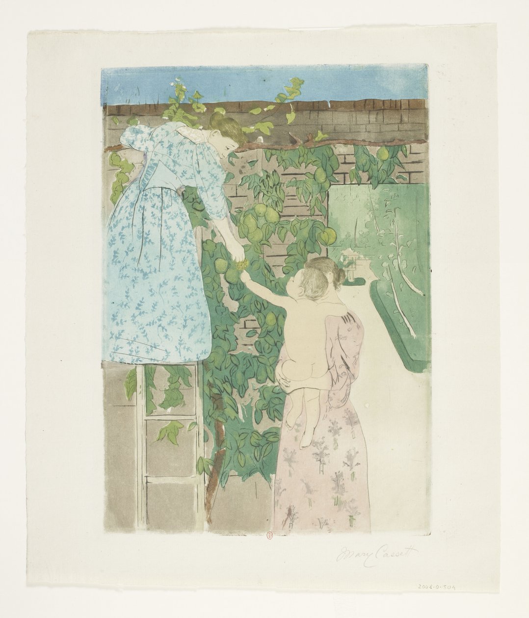 Ogród warzywny autorstwa Mary Cassatt