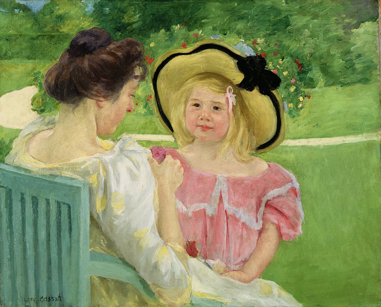 W ogrodzie, 190304 autorstwa Mary Cassatt