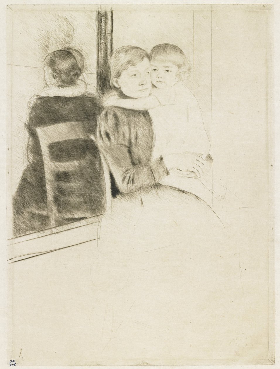 Lustro, 1891 autorstwa Mary Cassatt
