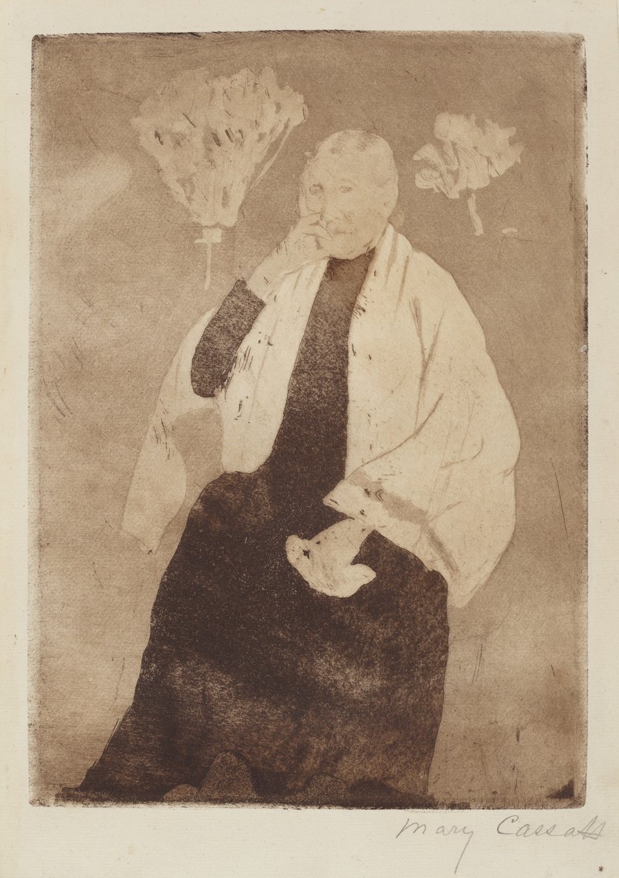 Portret matki artysty autorstwa Mary Cassatt