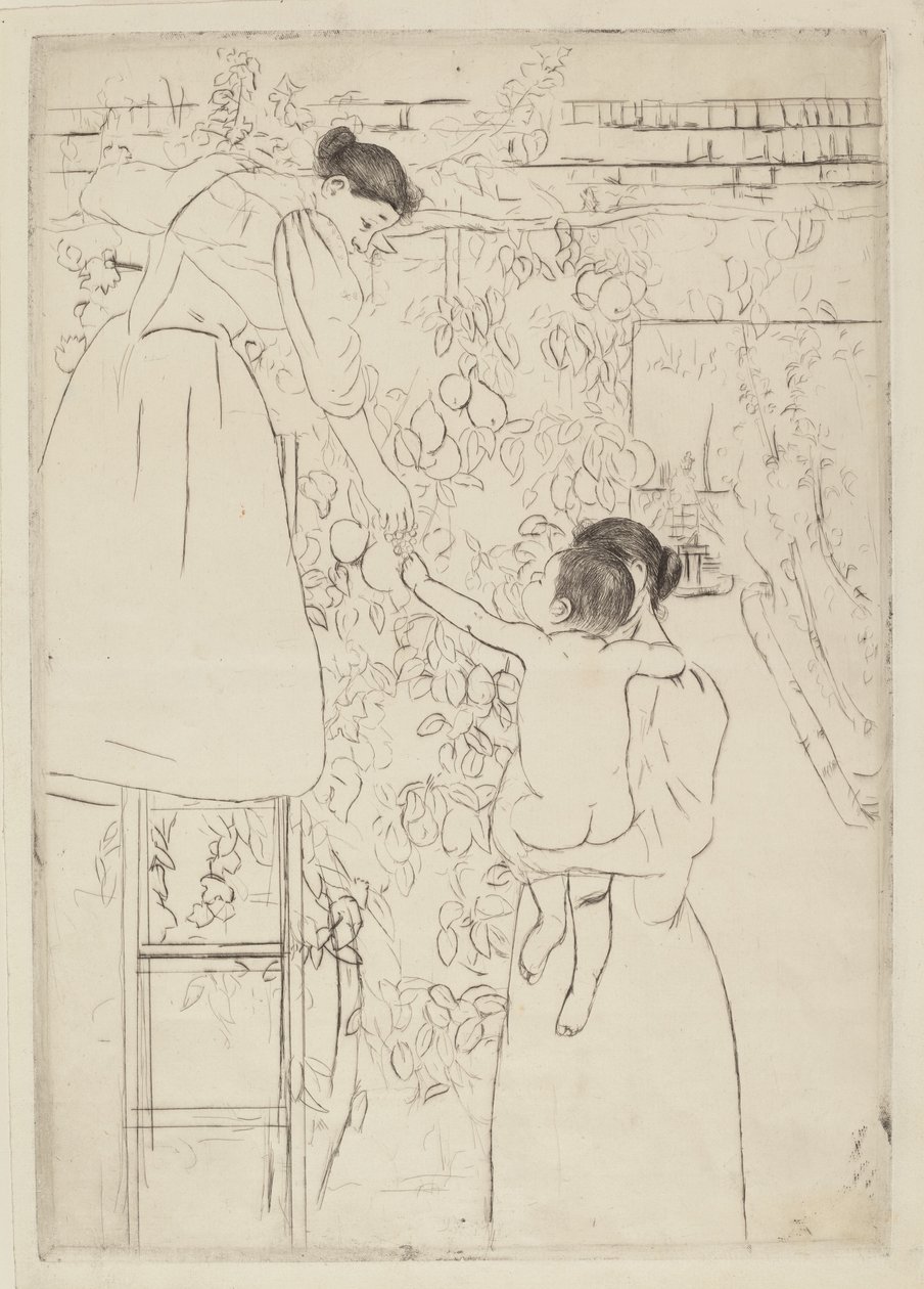 Zbieranie Owoców, ok. godz. 1893. autorstwa Mary Cassatt