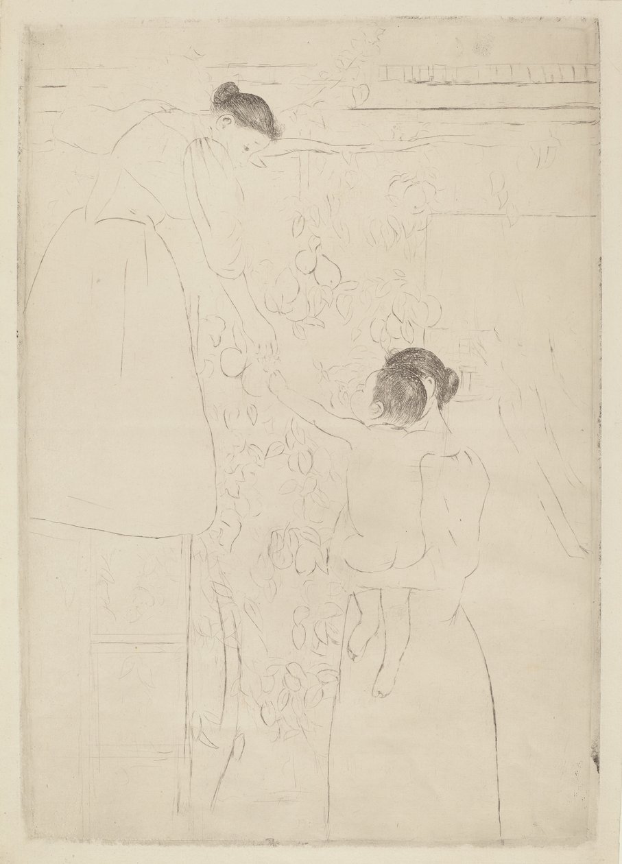 Zbieranie Owoców, ok. godz. 1893. autorstwa Mary Cassatt