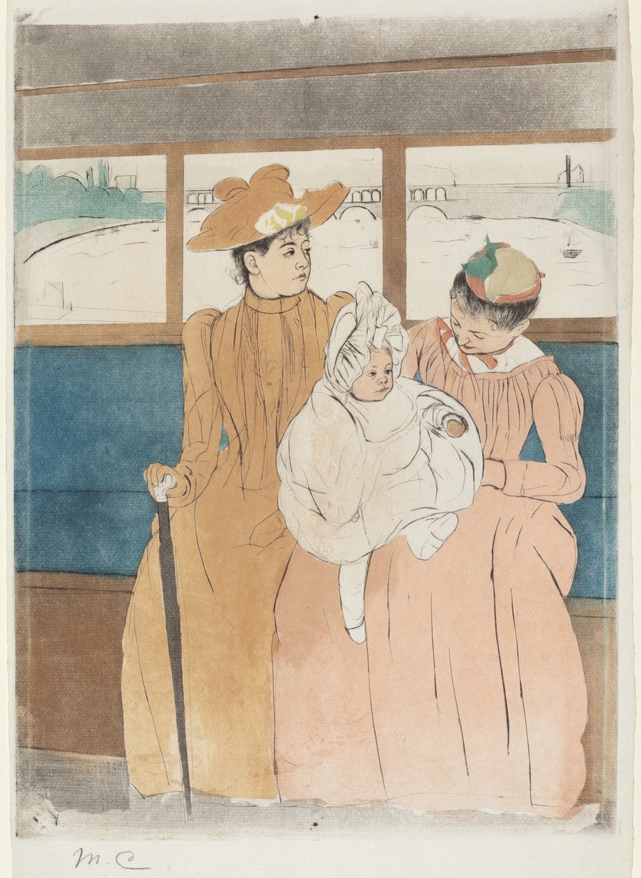 W Omnibusie autorstwa Mary Cassatt