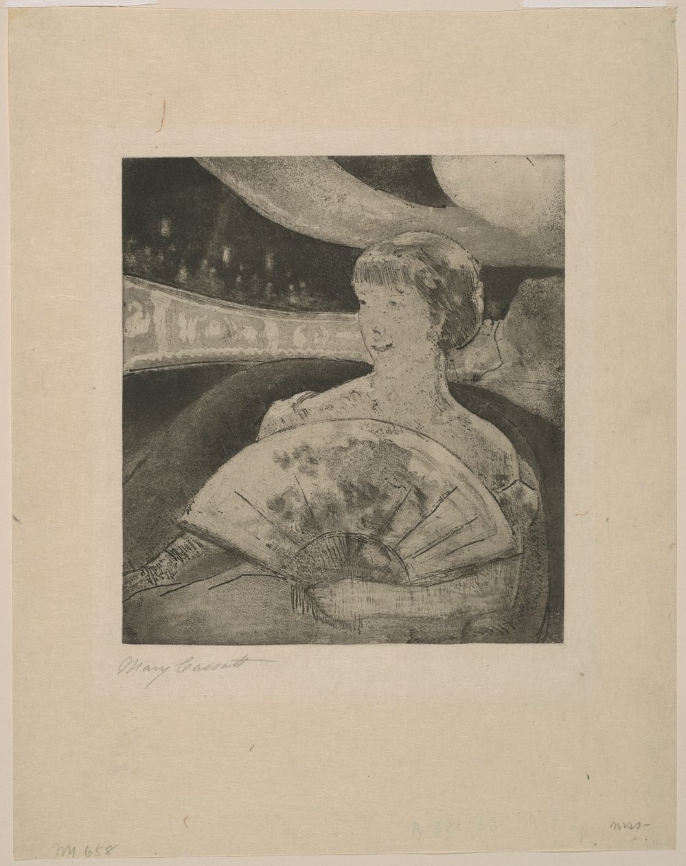W Operze, nr 3 autorstwa Mary Cassatt