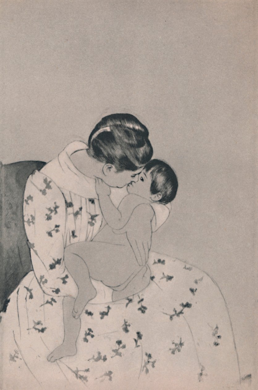 Matka i dziecko, ok. 1890, 1946 autorstwa Mary Cassatt