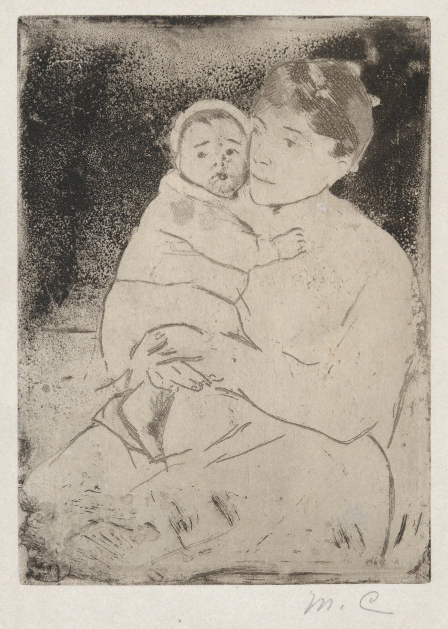 Rachunek za pielęgniarkę i dziecko (nr 1) autorstwa Mary Cassatt