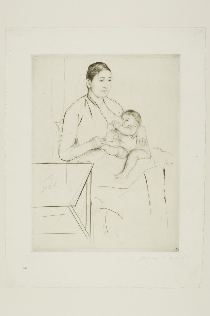 Pielęgniarstwo autorstwa Mary Cassatt