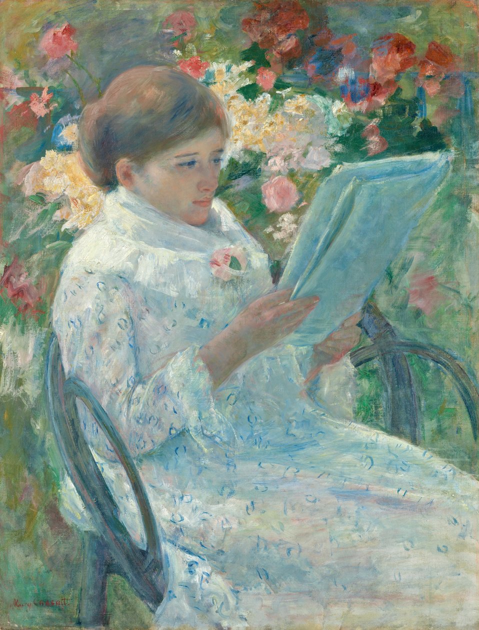 Na balkonie autorstwa Mary Cassatt