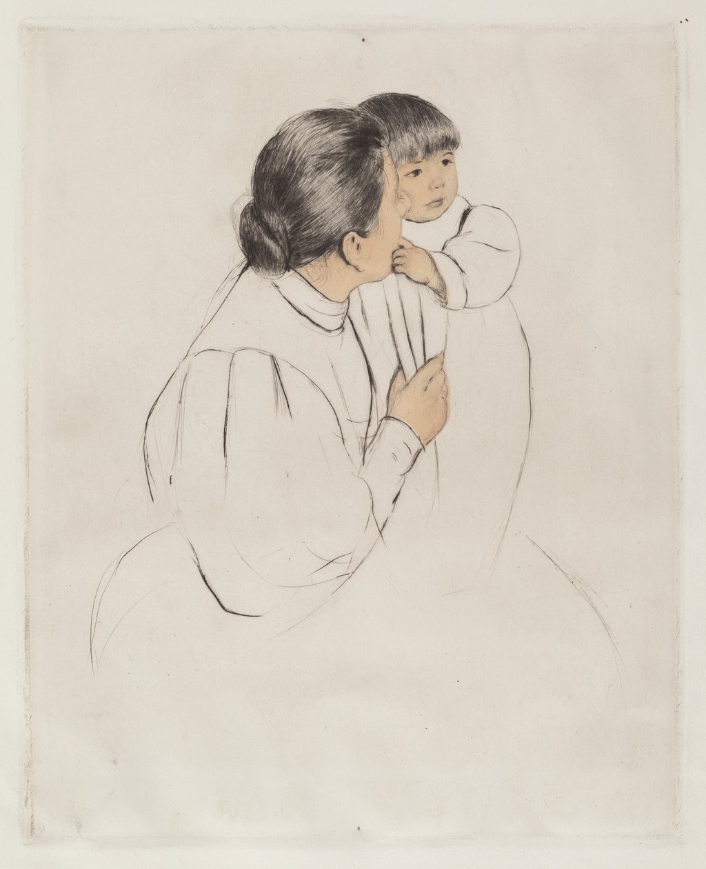Chłopska Matka i Dziecko autorstwa Mary Cassatt