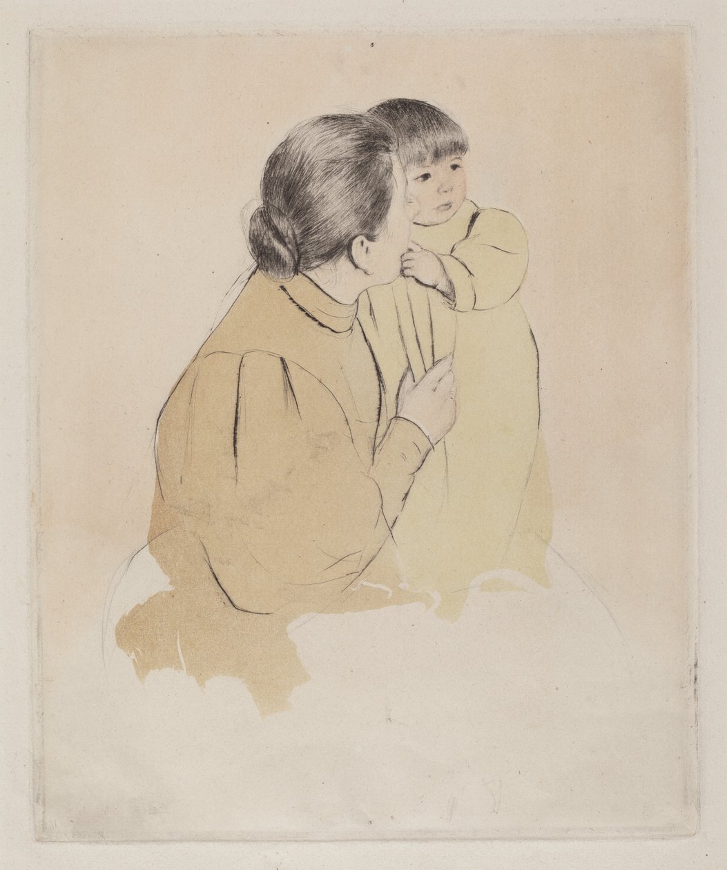 Chłopska Matka z Dzieciątkiem, ok. 1930 r. 1894. autorstwa Mary Cassatt