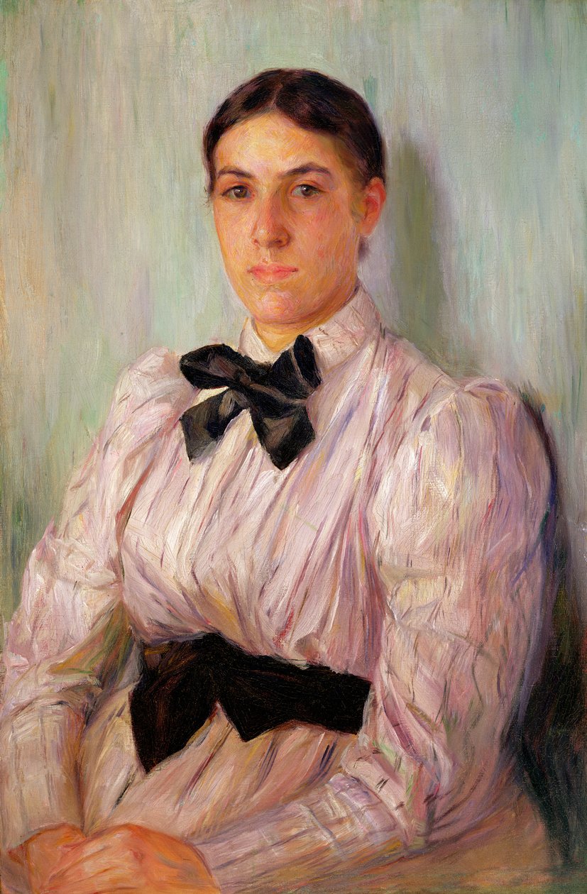 Portret pani William Harrison, ok. 1890 r. autorstwa Mary Cassatt
