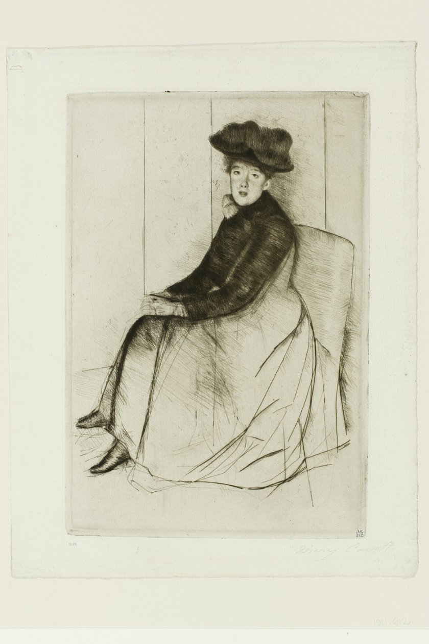Odbicie autorstwa Mary Cassatt