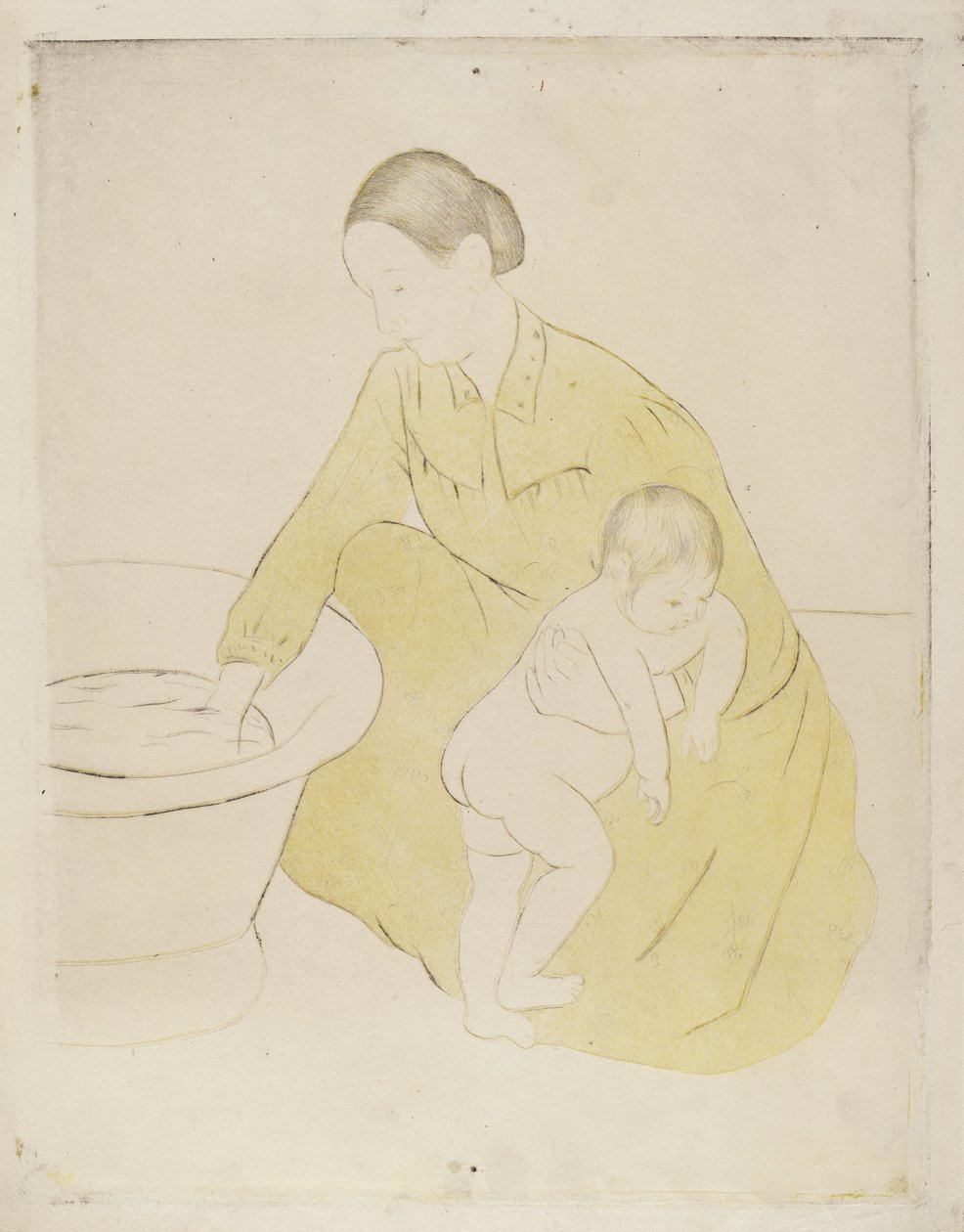 Łaźnia, 1890-1891. autorstwa Mary Cassatt