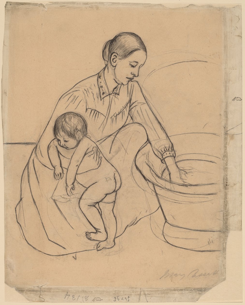 Kąpiel [odbyt] autorstwa Mary Cassatt