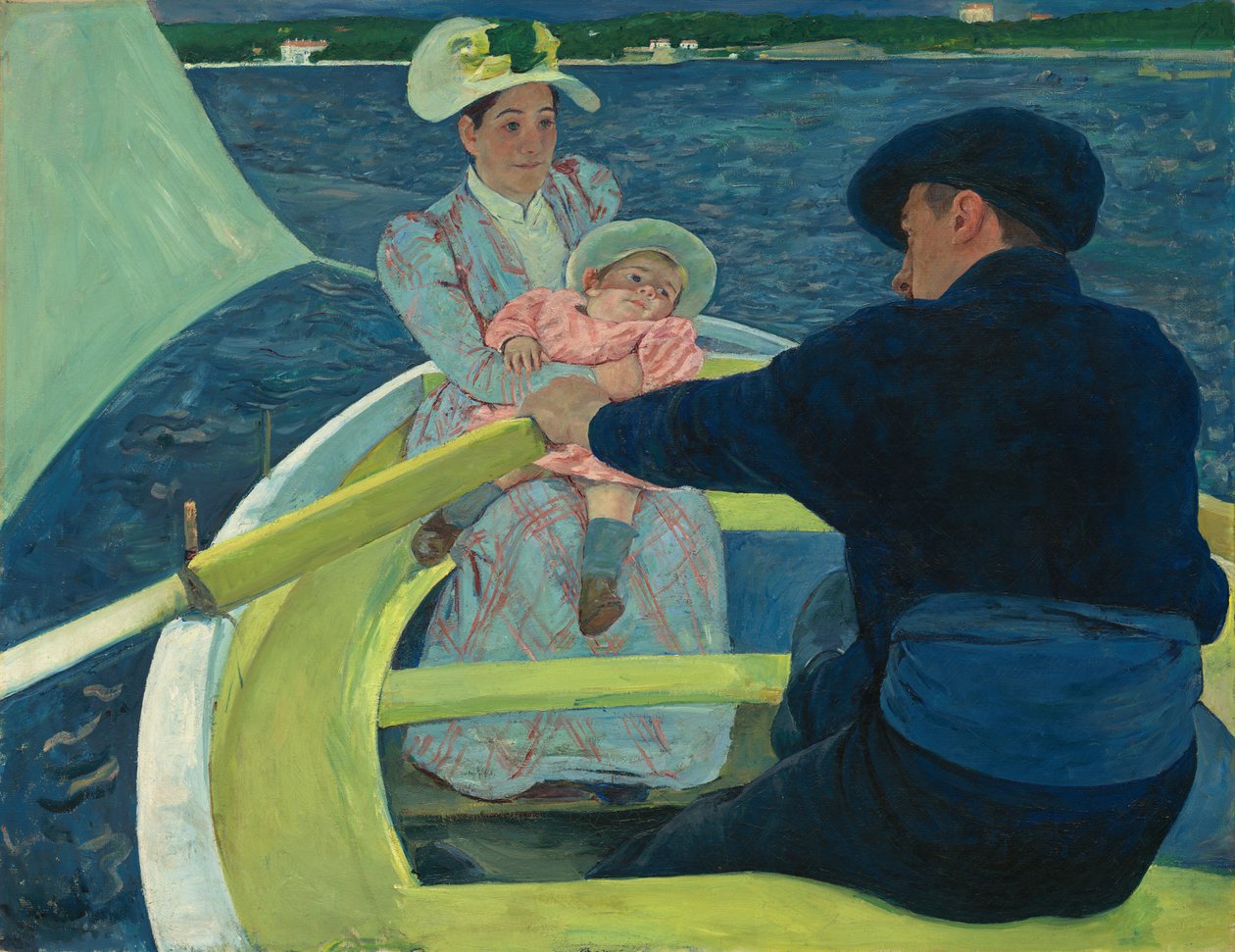Impreza wodniacka, 18931894. autorstwa Mary Cassatt