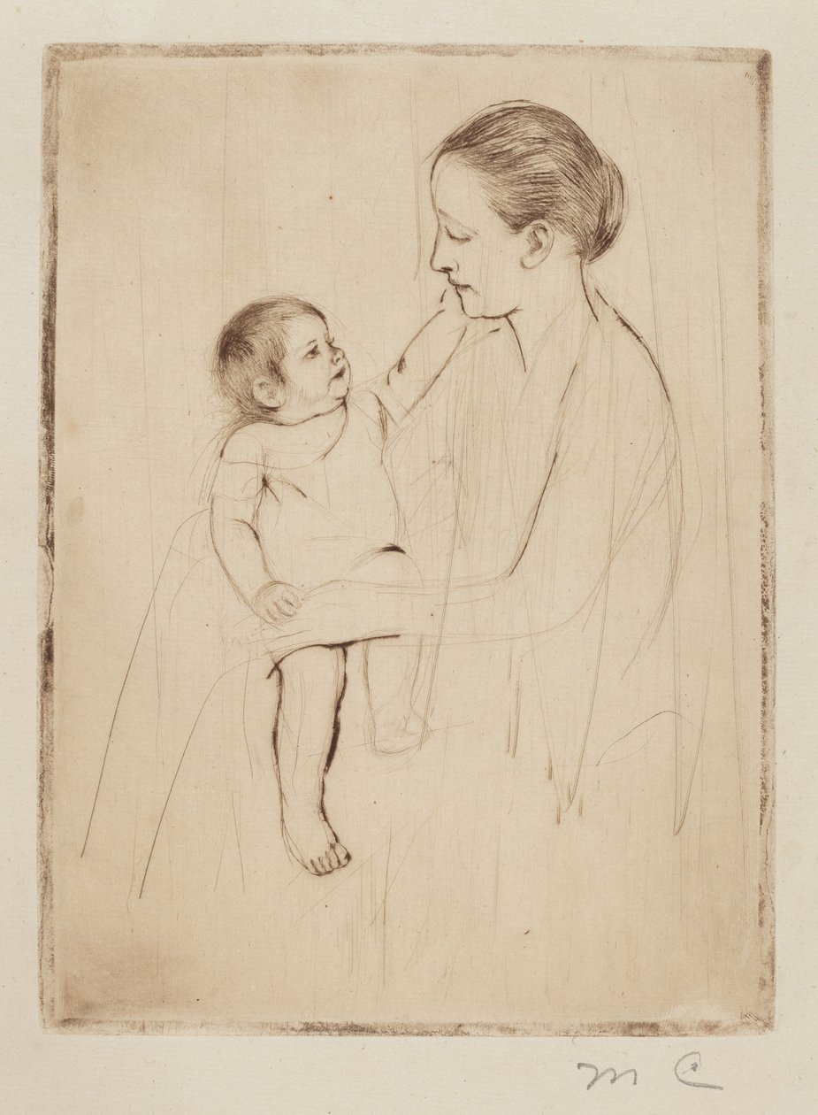 Pieszczota autorstwa Mary Cassatt