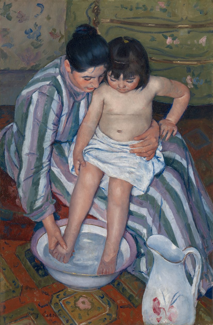 Kąpiel dziecka, 1893. autorstwa Mary Cassatt