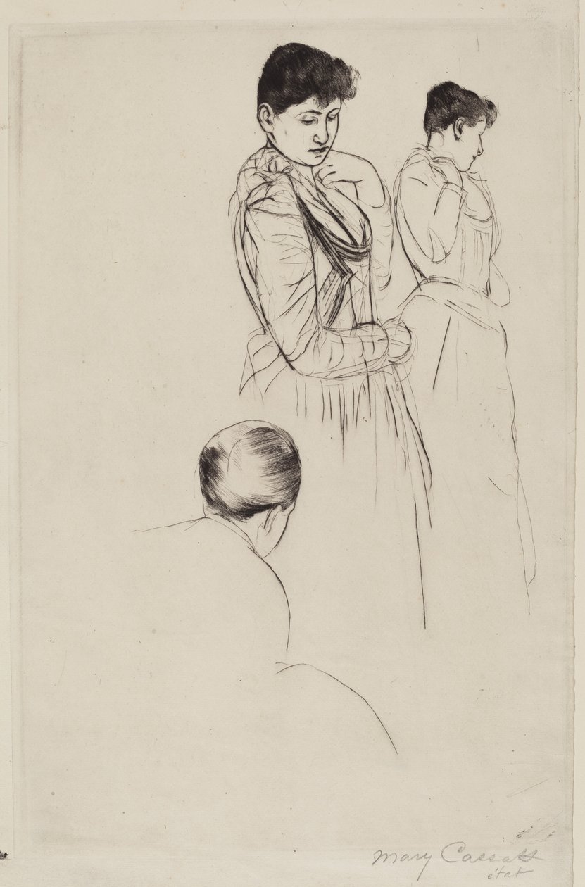 Montaż, 1890-1891. autorstwa Mary Cassatt