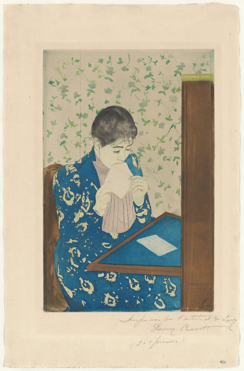 Litera autorstwa Mary Cassatt