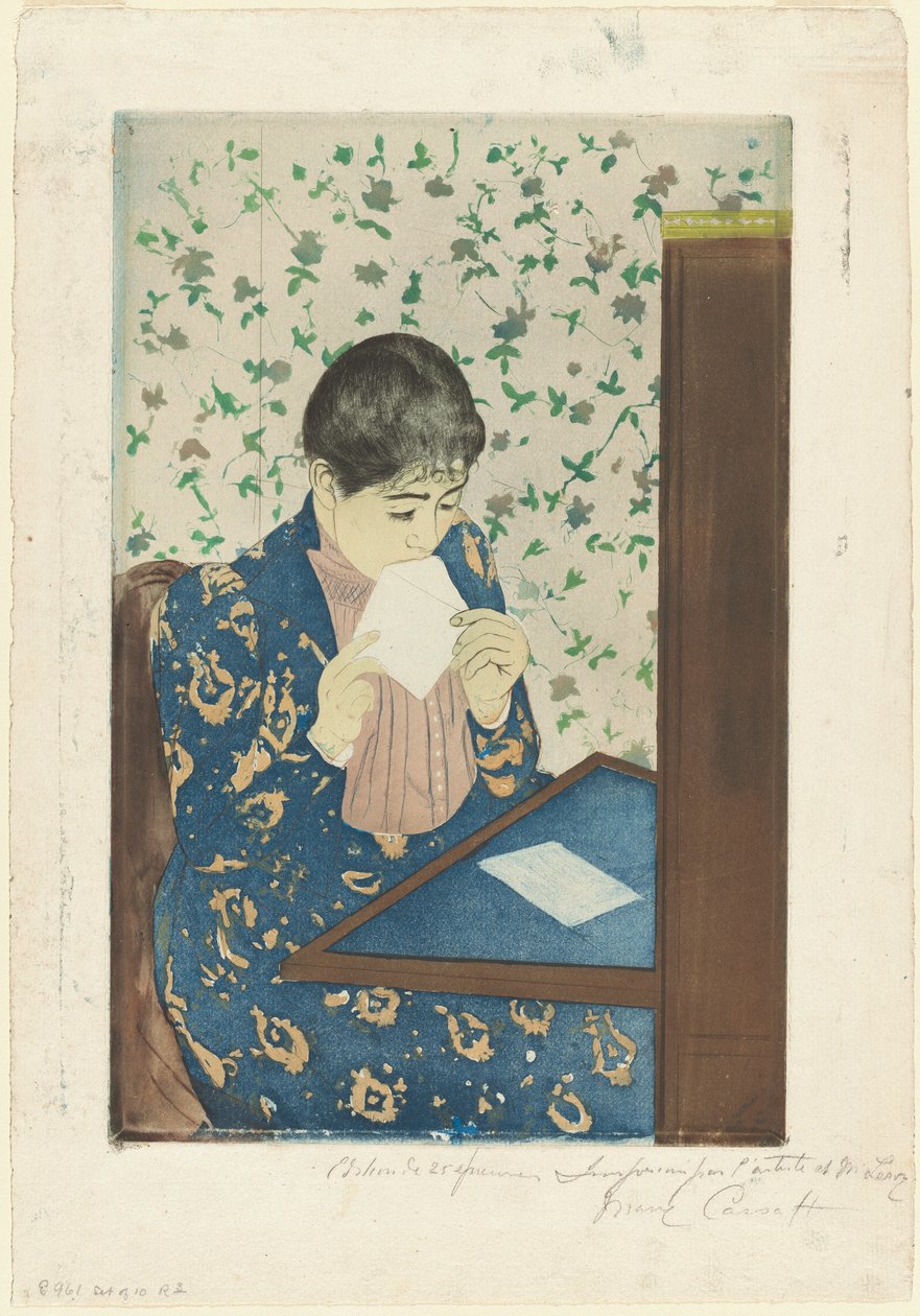 Litera autorstwa Mary Cassatt