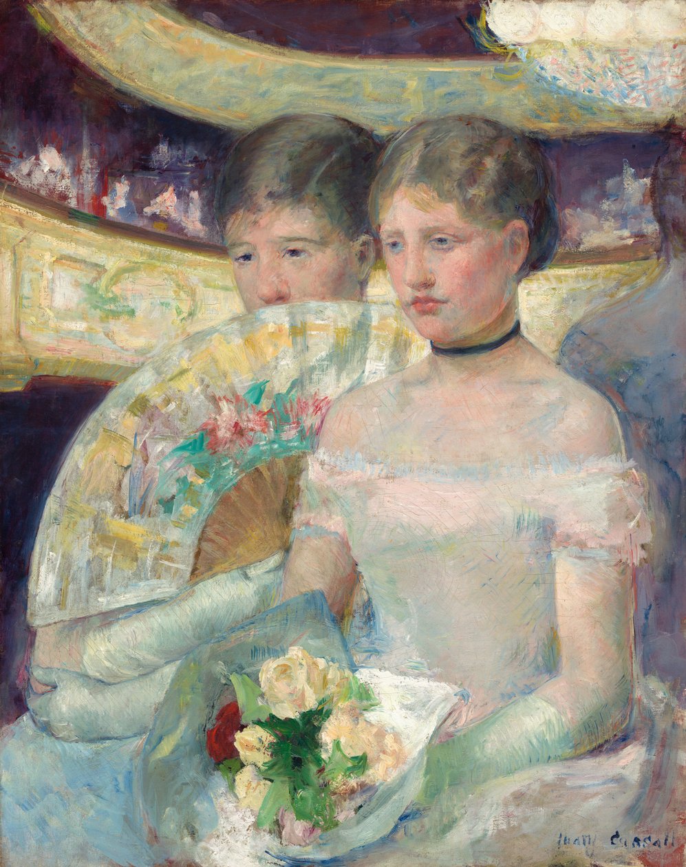 Loża, c. 1878-1880. autorstwa Mary Cassatt