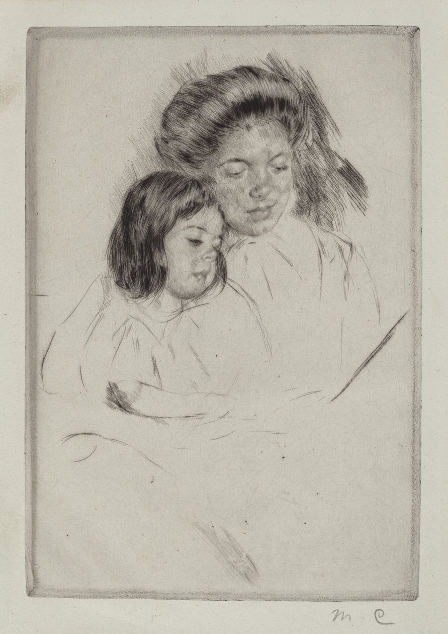 Księga obrazkowa nr 1, ok. n.e. 1901. autorstwa Mary Cassatt