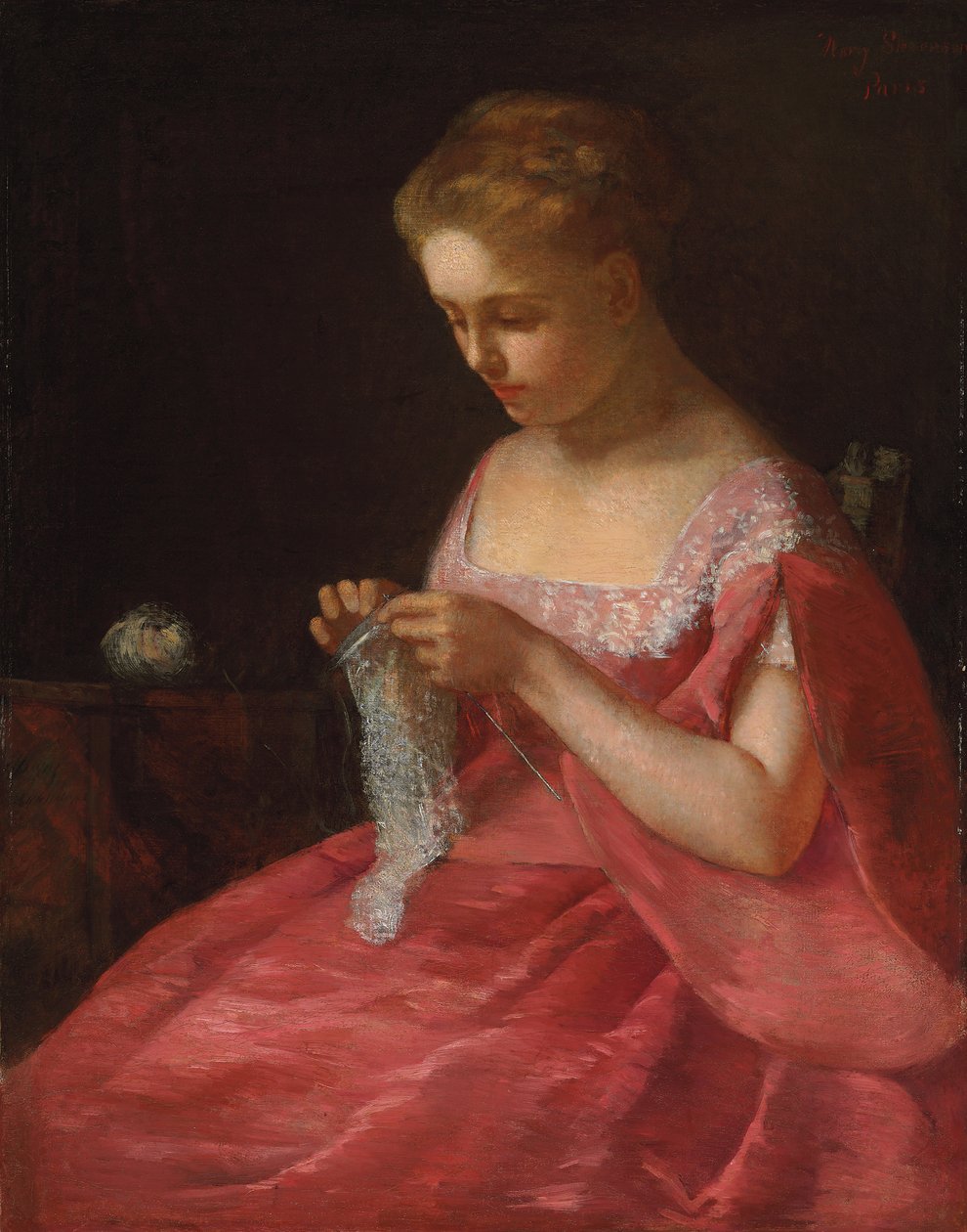 Młoda Panna Młoda, ok. 1866-67 autorstwa Mary Cassatt