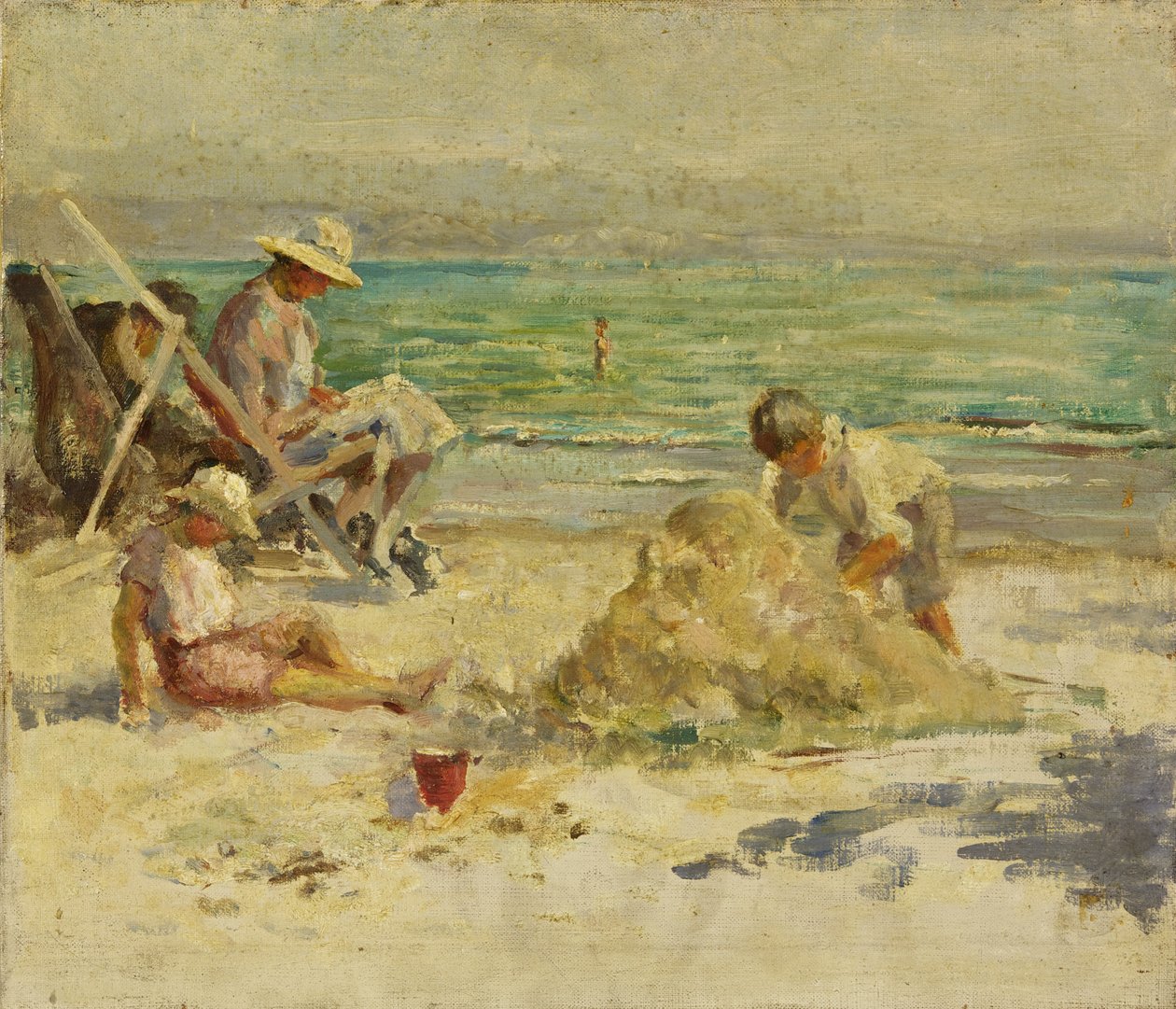 Nad morzem (olej na płótnie) autorstwa Mary Constance Oliver