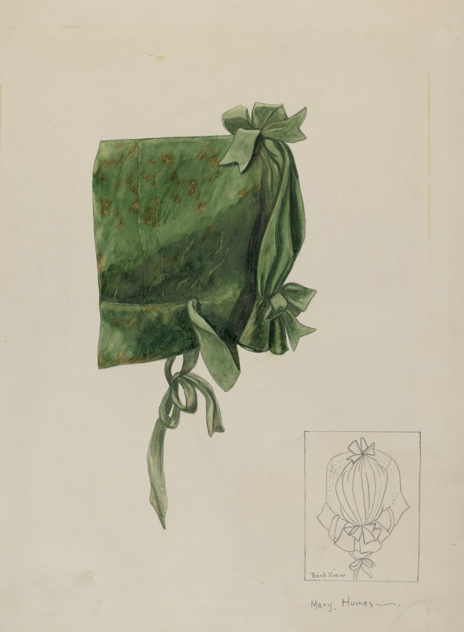 Czapeczka dziecięca, ok. 1900 r. 1936. autorstwa Mary E Humes