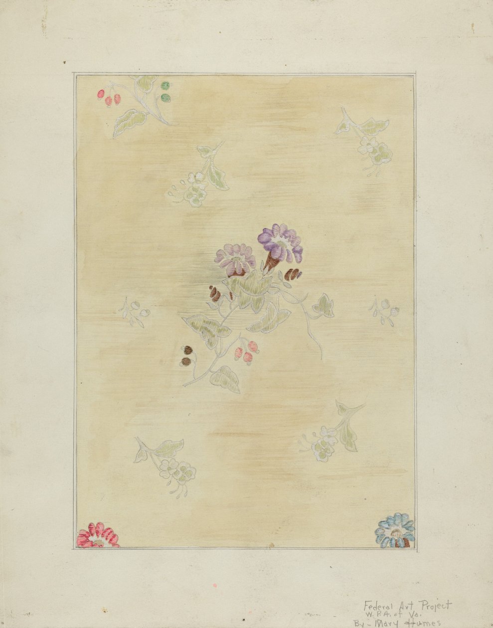 Sukienka, 1935-1942. autorstwa Mary E Humes