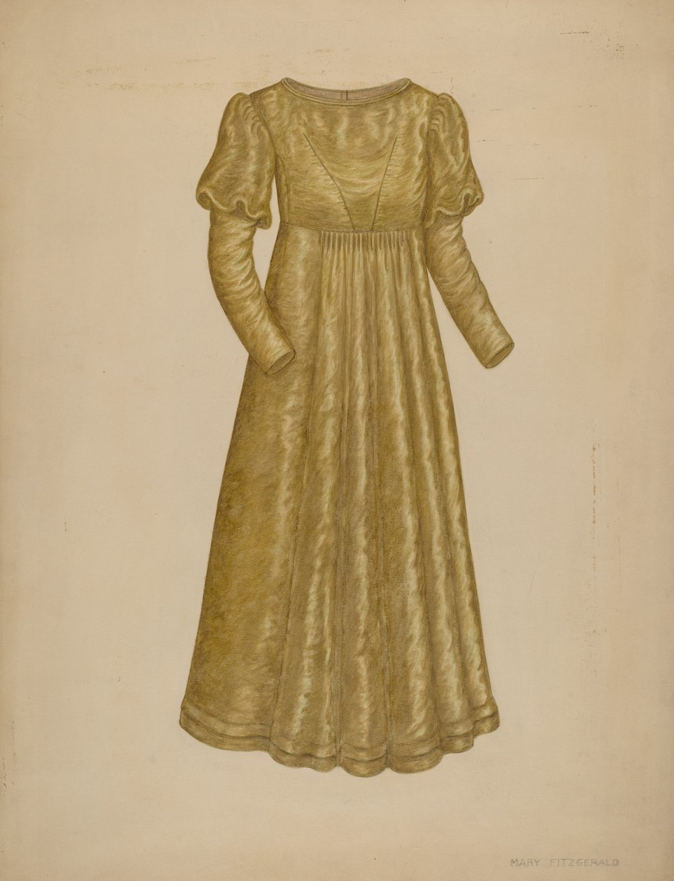 Suknia ślubna, 1935-1942. autorstwa Mary Fitzgerald