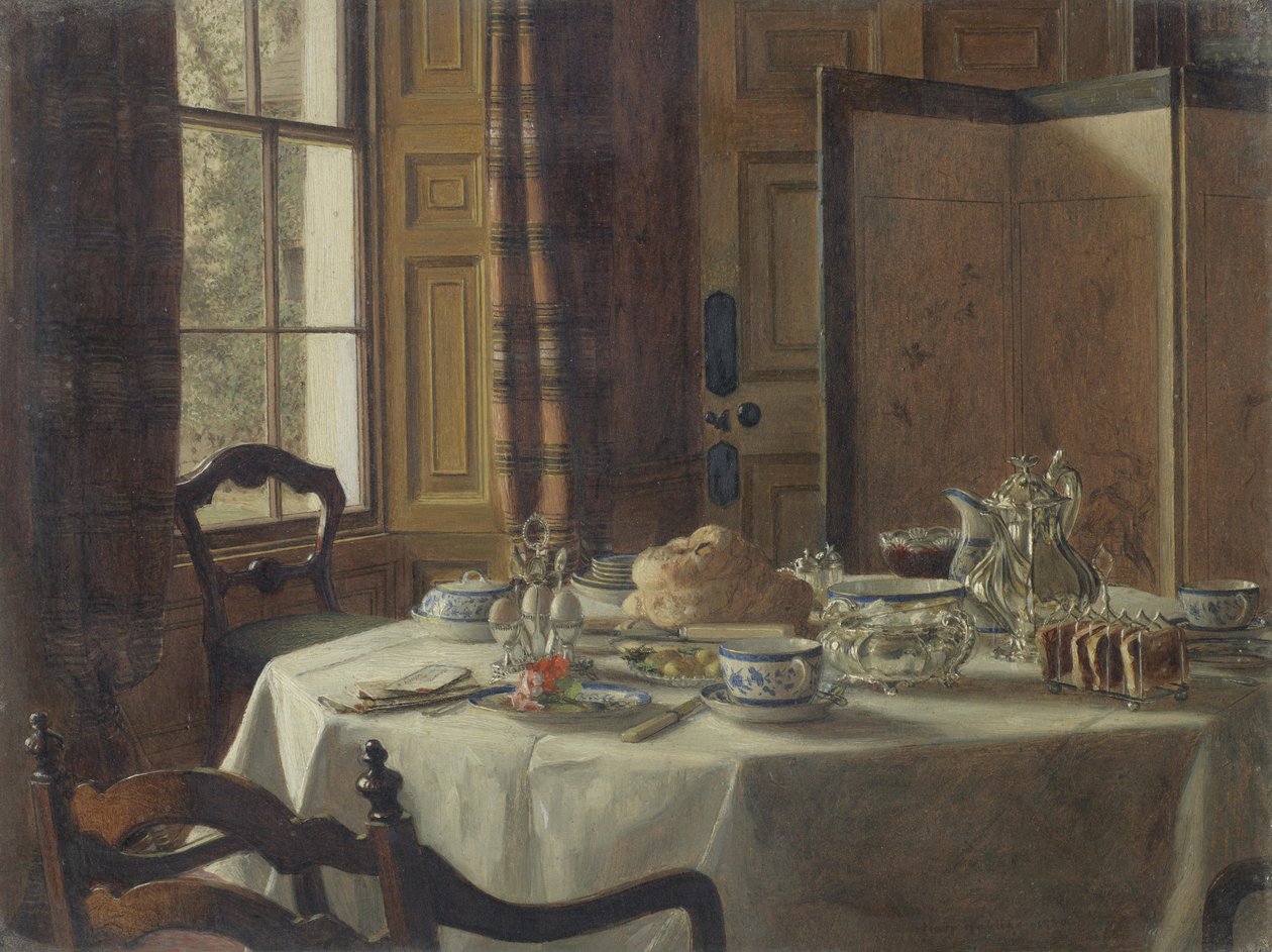 Śniadanie, 1880. autorstwa Mary Hayllar