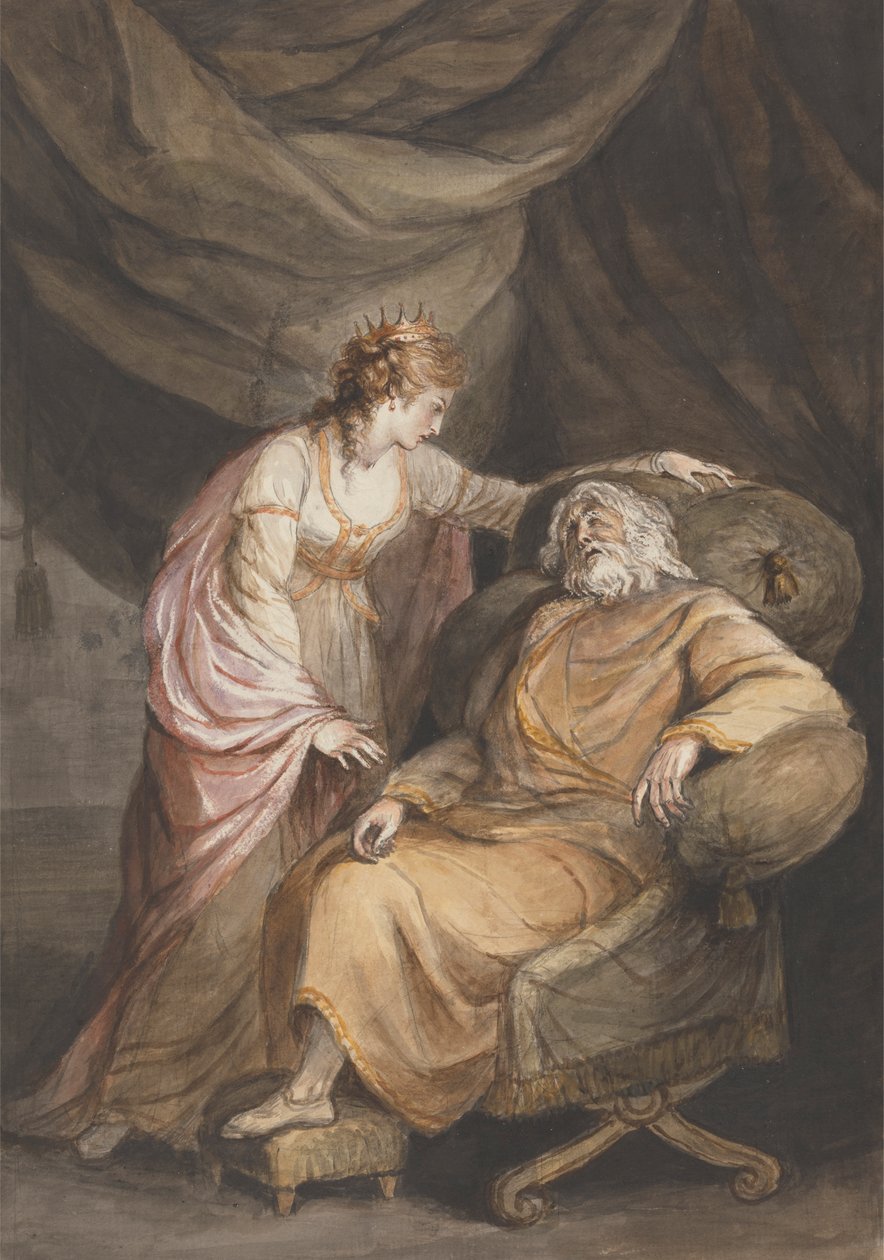 Lear i Kordelia autorstwa Mary Hoare