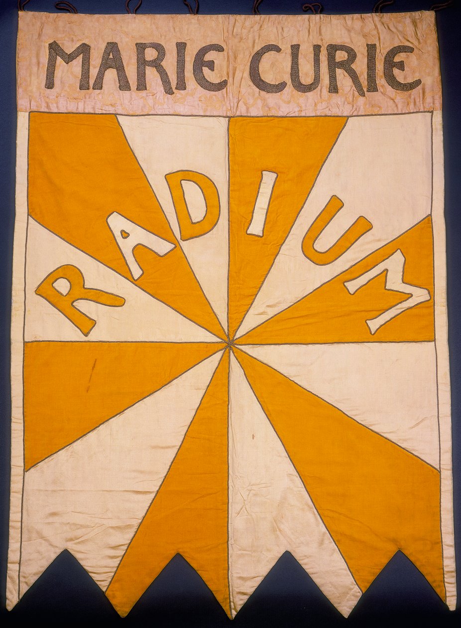 „Marie Curie, Rad”, transparent, 1908 autorstwa Mary Lowndes
