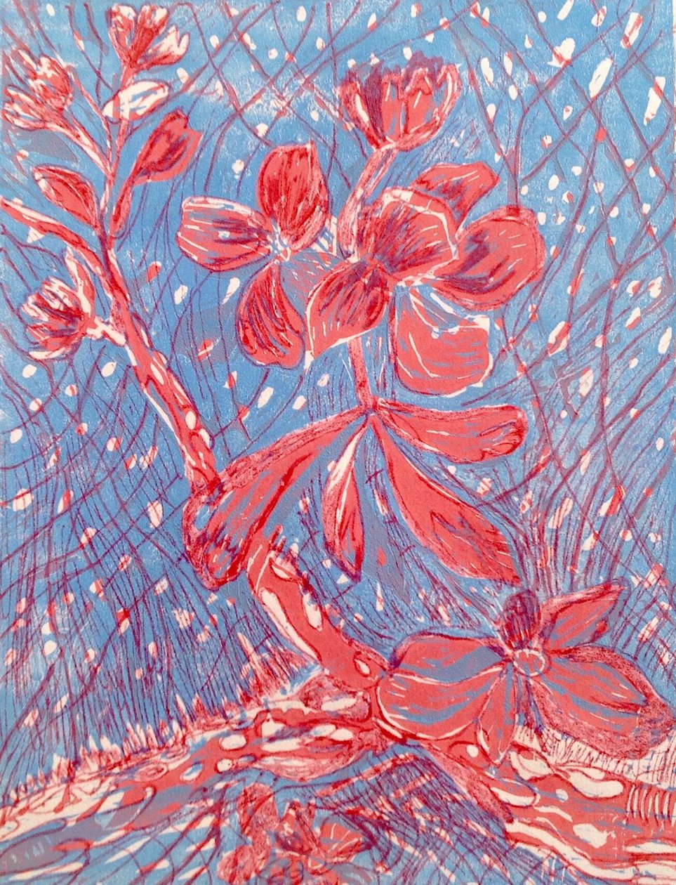 Kwiat migdałowy autorstwa Mary Smith