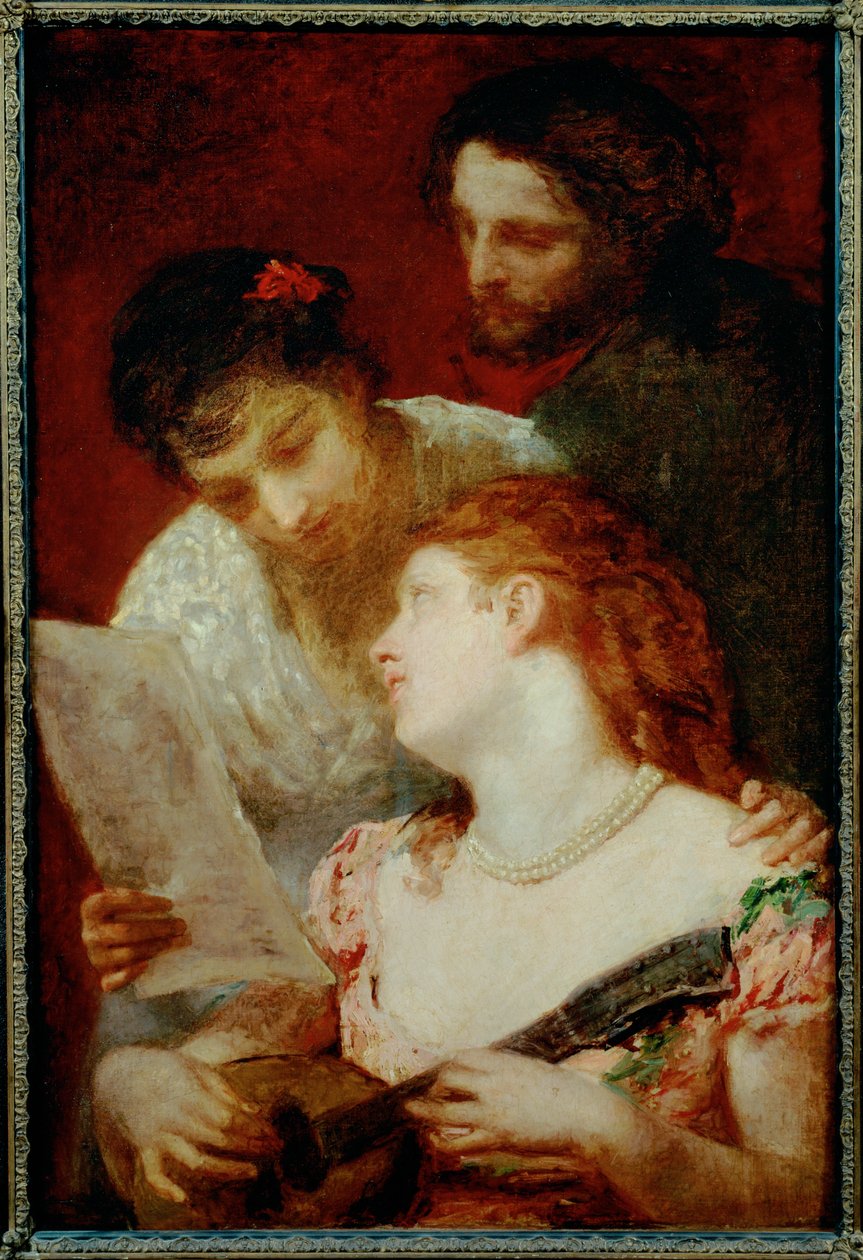Muzyczna impreza ... (obraz na płótnie) autorstwa Mary Stevenson Cassatt
