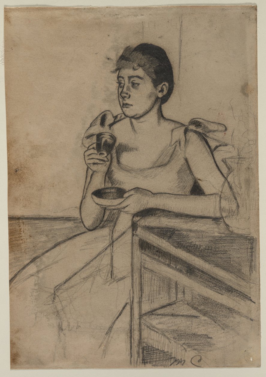 Kawa po kolacji autorstwa Mary Cassatt