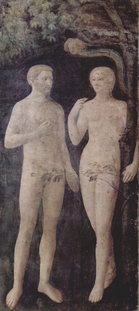 Adam i Ewa autorstwa Masolino da Panicale